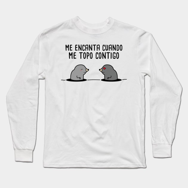 Me Encanta Spanish Pun Long Sleeve T-Shirt by Soncamrisas